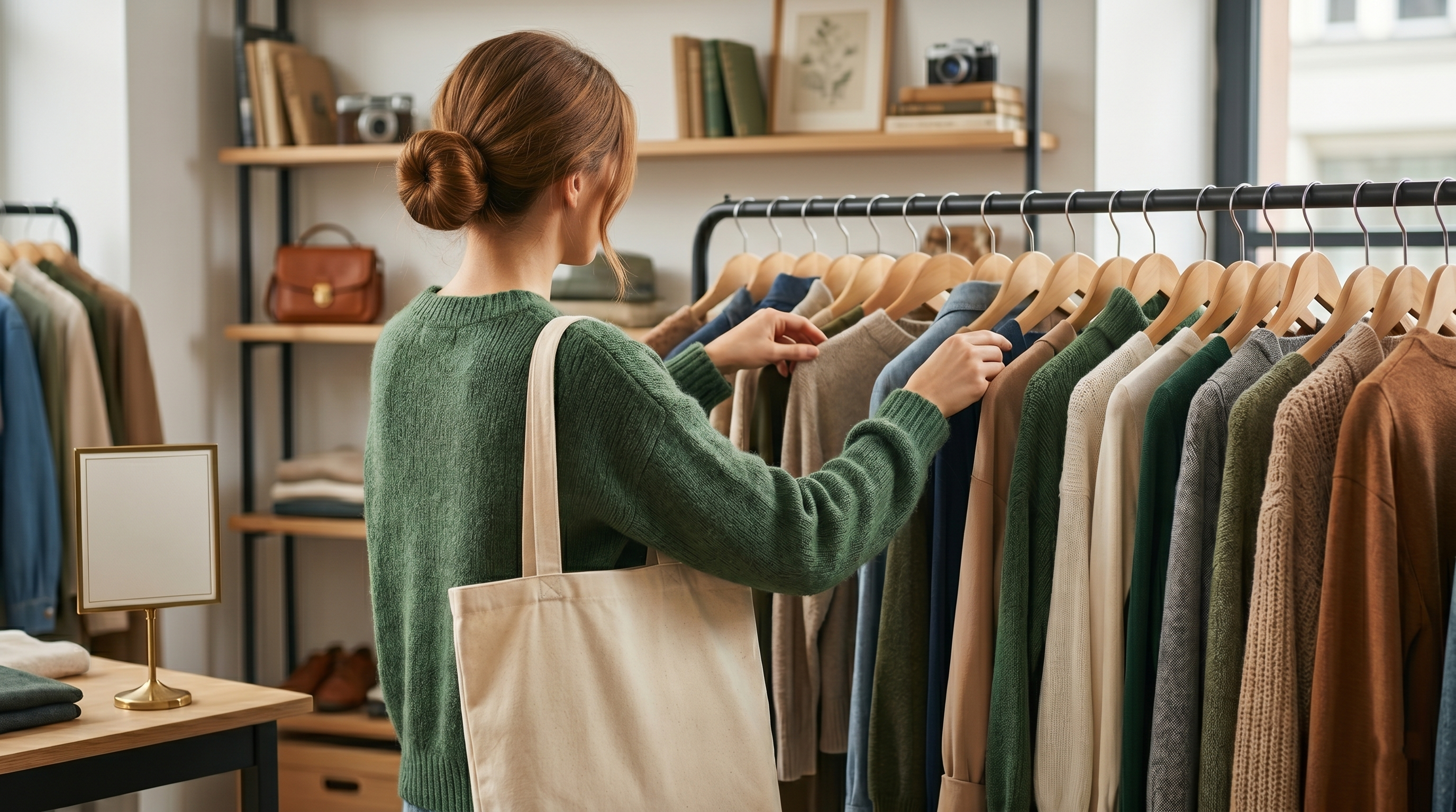 lady shopping in a store