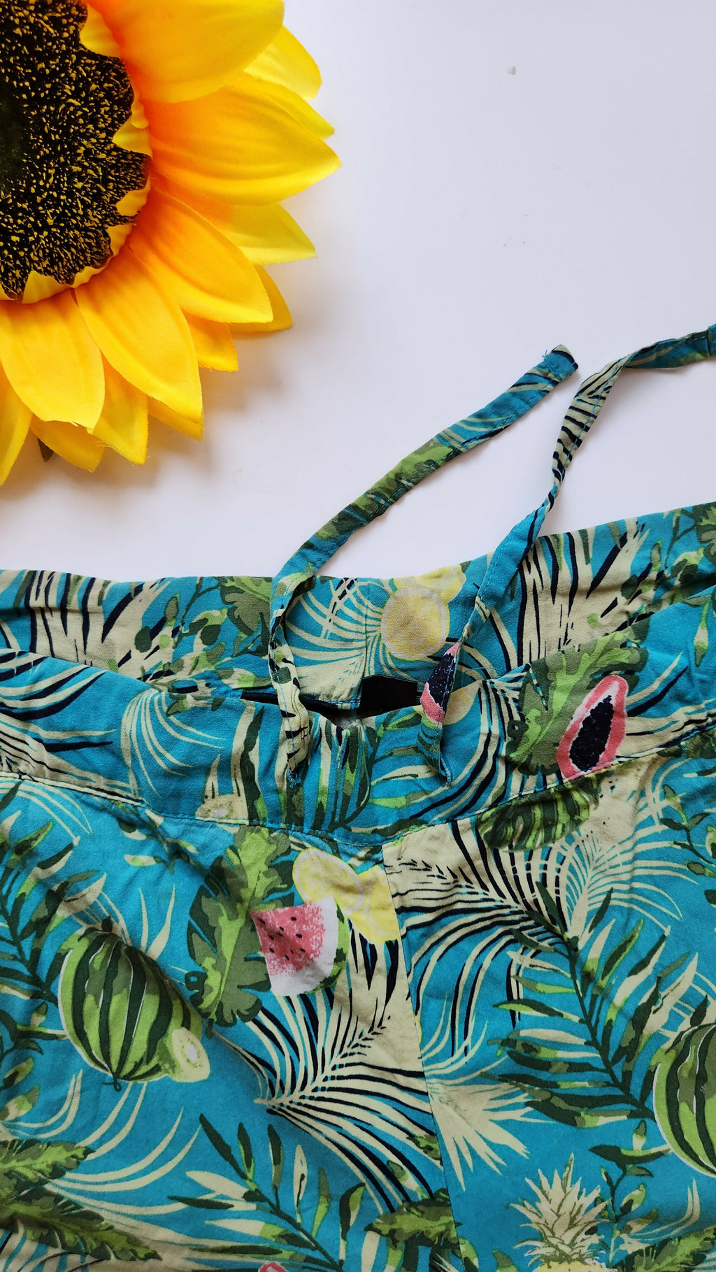 H&M Tropical Fruit Print Jogger Trousers