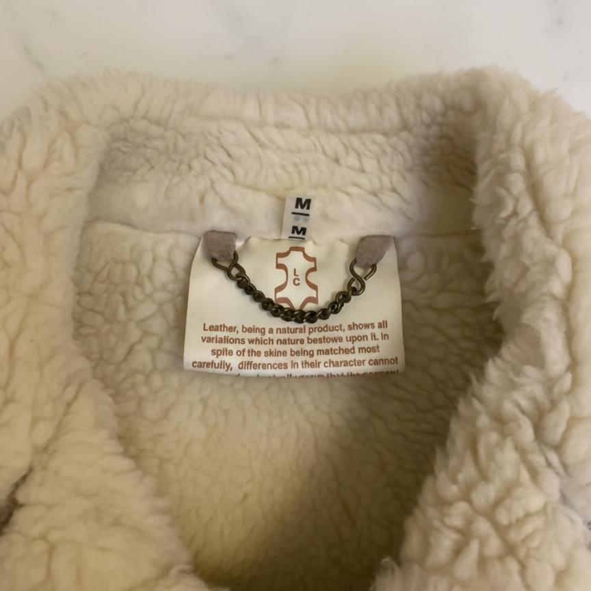 Vintage Brown Suede Aviator Jacket Size M / UK 8-10