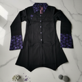 Unbranded Black Spiderweb Shirt Dress Size M / UK 8-10